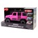 Friction Funky Toys machine "Racing on off -road. SUV ", opening doors, with light and sound, 23 cm, pink color