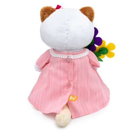 Soft toy "Li", in a dress and with a bouquet, 24 cm-2