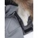 Winter park for a boy, height 140 cm, gray color
