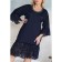 Female dress, size 44, blue color