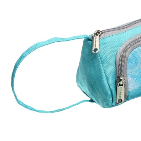The pencil case is soft, 2 compartments, voluminous, 100 x 210 x 80 mm, Erichkrause Spiderweb, 60182-5