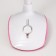 Landry table lamp E27 40W white-pink 17x12x44 cm Risalux
