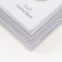 Photo frame plastic 13x18 cm "Elegy Lilac" silver internal stroke 20.2x15.2 cm