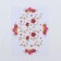 Confectionery packaging, Makarun with PVC lid, "Flowers", 17 x 12 x 3 cm