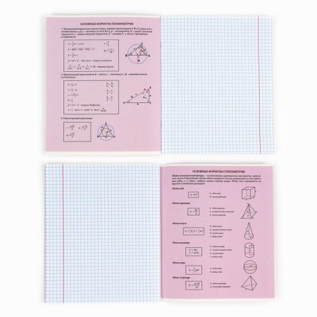 Subject notebook A5, 36 liters on the paper clip “September 1: anime. Geometry"-2