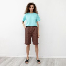 Women's T-shirt Minaku Regular Fit: Blue Color, Rr. 44