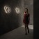 The lamp wall-flowing mantra collage, LED, 3000LM, 3000K, 560x102x400 mm, black color black