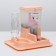 Complex: feed container 38x22x34 cm (1.5 kg), removable bowl and drinker, peach