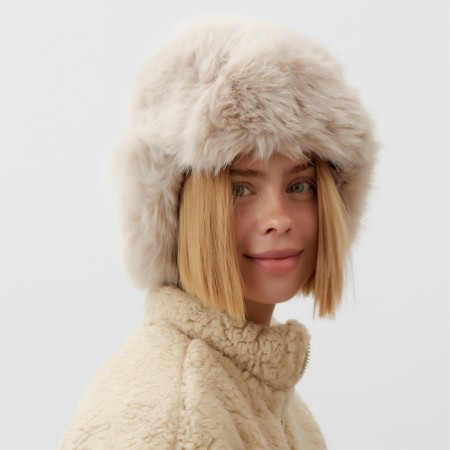 Female-heading hat Minaku, sandy color, rr 56-58-3
