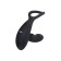 Prostate stimulator LEVETT MAUD, silicone, black color, 15 cm