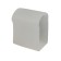 LS-CAP-220-neon tape plug, white