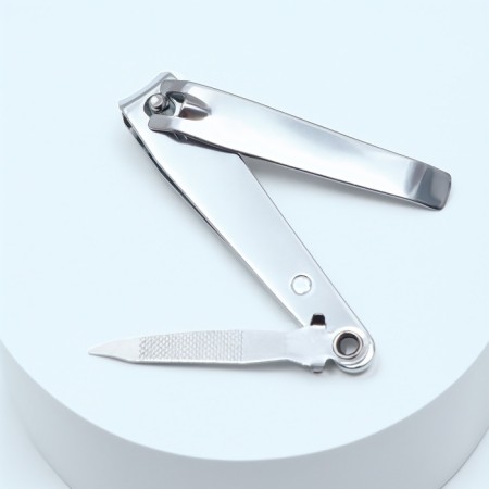 Kusachki - Pedicier, with a file, 7 cm, silver color.-5