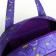 Road bag with lightning, external pocket, lilac color