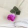 Artificial flowers "rose" 23 cm, lilac