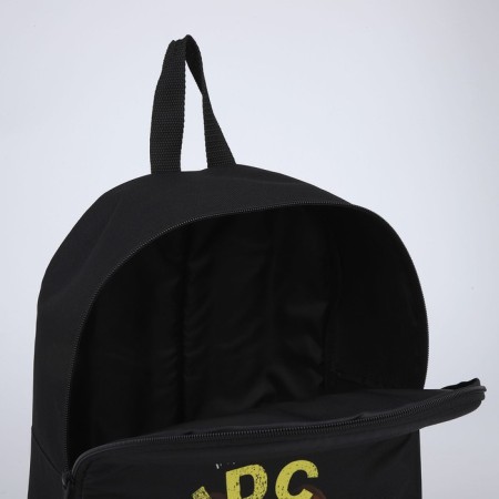 Backpack School Textile I Don’t Care, 38x14x27 cm, black color-5