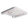 Causteen with PDU 10210030/1 2xLED 124W Dimmer white 47x47x7 cm