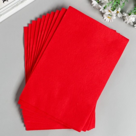 Soft felt 2 mm 20x30 cm ts.601 red