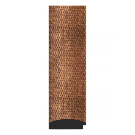 Mirror with fatset in a baguette frame, copper chain mail 88 mm, 57x87 cm-2