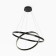 Suspension lamp Maytoni Mod058PL-L74BK, LED, 83 W, 800x800x1340 mm, 2000 lm, black