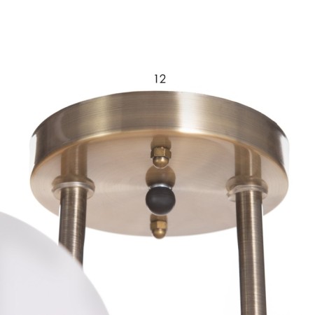 Belinda chandelier 2x40W E27 bronze 49x19x23cm-4