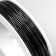 Gum for beads "Gamma" 1 mm, 18x0.9 m, polyurethane, black