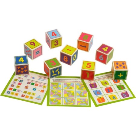 Smart cubes “One, two, three, four, five”, in the subdod, 9 pieces-4