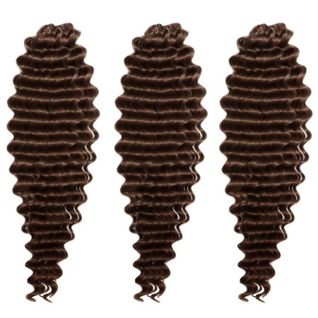 Hollywood Africolocons, 60 cm, 270 gr, chocolate color HKB8V (Catherine)-1
