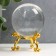 Souvenir glass "Deer" d = 6 cm openwork stand 8.5x6x6 cm