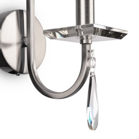 Wall lamp 40W, 1HE14, 20x17.8 cm, nickel-1