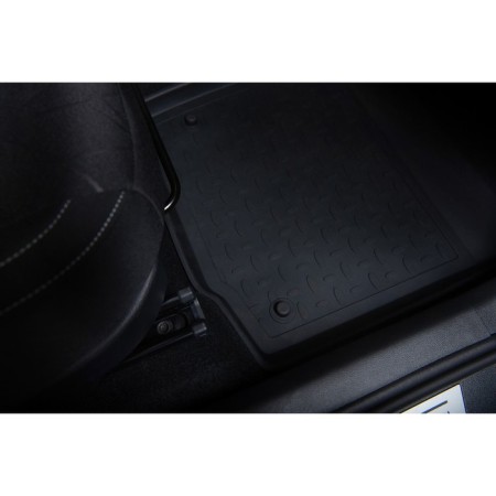 Rubber rugs with high side for Skoda Rapid, 2014--2