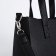 Female bag Textura, tout, average size, black color