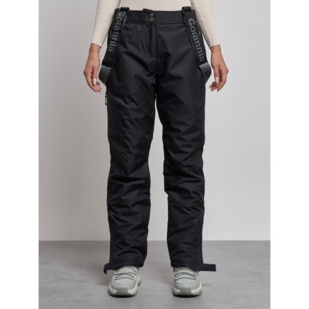 Semi -combinezone ski insulated female winter, size 48, black color-4