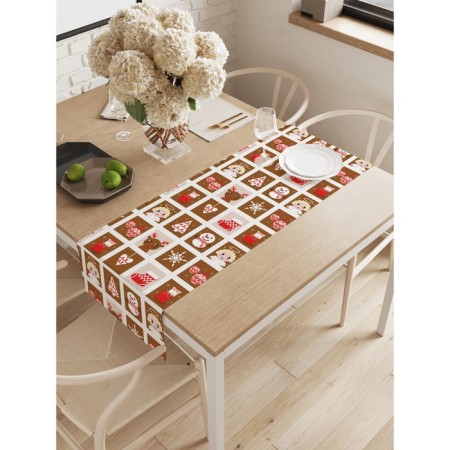 The track on the table "New Year cookie", oxford, size 40x145 cm