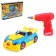Designer "Supercar", 2 in 1, with electric screwdriver and body kit, 30 parts