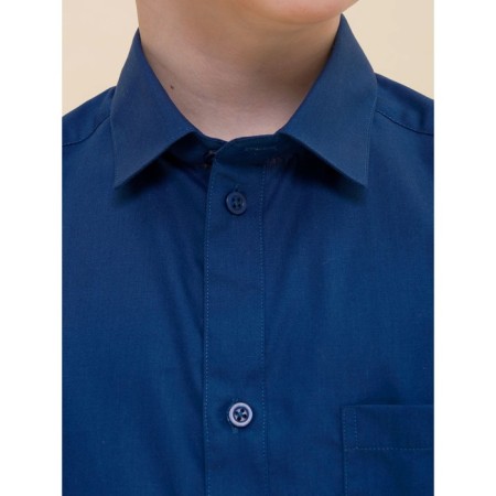 Hotgog shirt for boys, height 122 cm, dark blue color-4