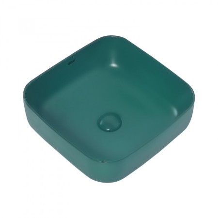 ABBER RECHTECK AC2211MBG sink, invoice, 385x385x135 mm, dark green, matte-1