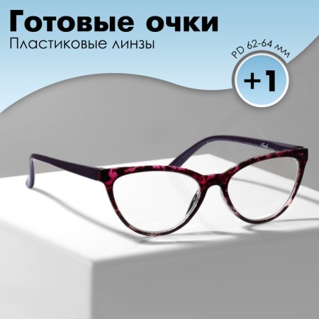 GAS GA0484 (color: C1 black, pink; diopter: +1; tint: no)