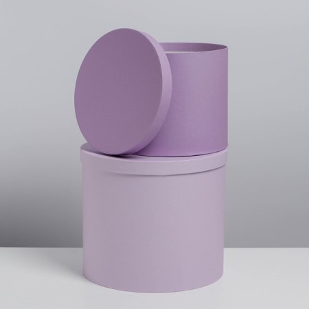 Set of boxes 5 in 1, gift packaging, “purple”, 13 x 14–19.5 x 22 cm-3