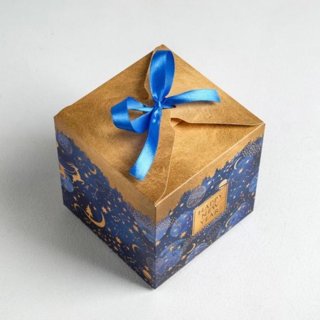 Folding box "New Year's magic", 12 x 12 x 12 cm, New Year-3
