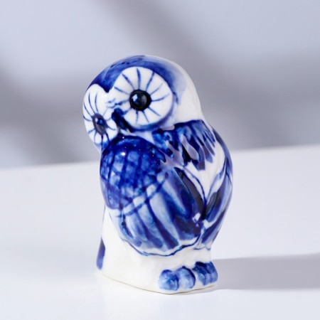 Souvenir "Owl", Gzhel-1