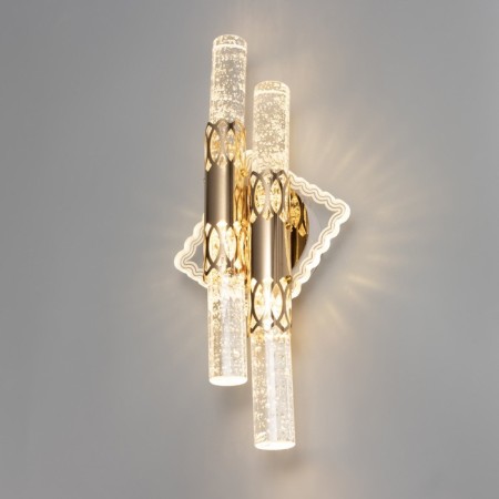 Sconces "Ice" 2xled 3000k gold 37x18x10cm-1