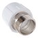 Combined "Politek" coupling, polypropylene, 50 mm x 1/2 ", external thread