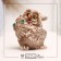 Figure "Owl with a bouquet" 8x6x6cm