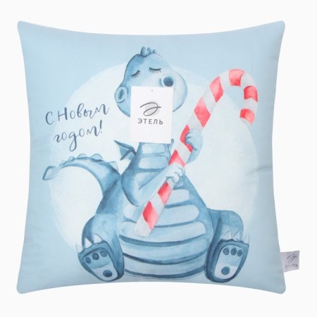 Ethel Pillow Happy New Year 40x40 cm, 100% p/e, velor-5