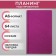 Lowed A6, 64 sheets, on the stitch, artificial leather cover, fuchsia