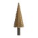 Drill step tundra, HSS, tin, trihedral shank, 4 - 32 mm