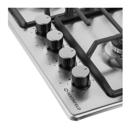 Hon surface Maunfeld EGHS.64.6CS/G, gas, 4 burners, silver-10