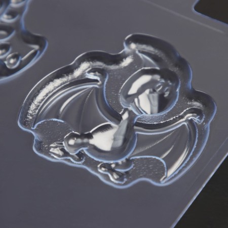 The form for chocolate and sweets is plastic "lost world", the color is transparent-3