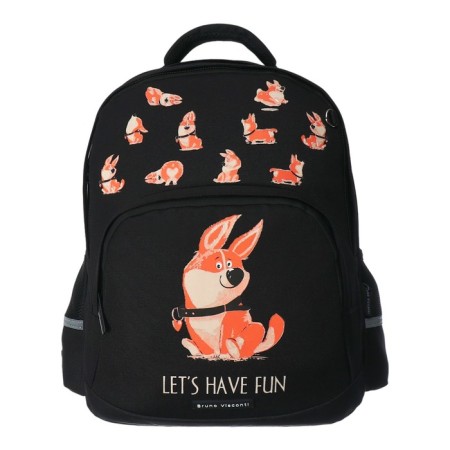 Bruno Visconti 12-002 40*19*19 Virgo “Funny Corgi” Chergi's backpack-2