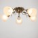 Olivia chandelier 5x40W E27 bronze 52x50x20 cm